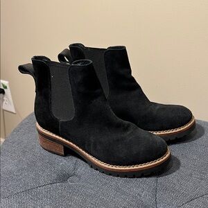 Black Suede Ankle Boots